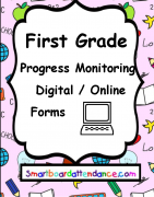 Progress Monitoring for First Grade using Google Forms